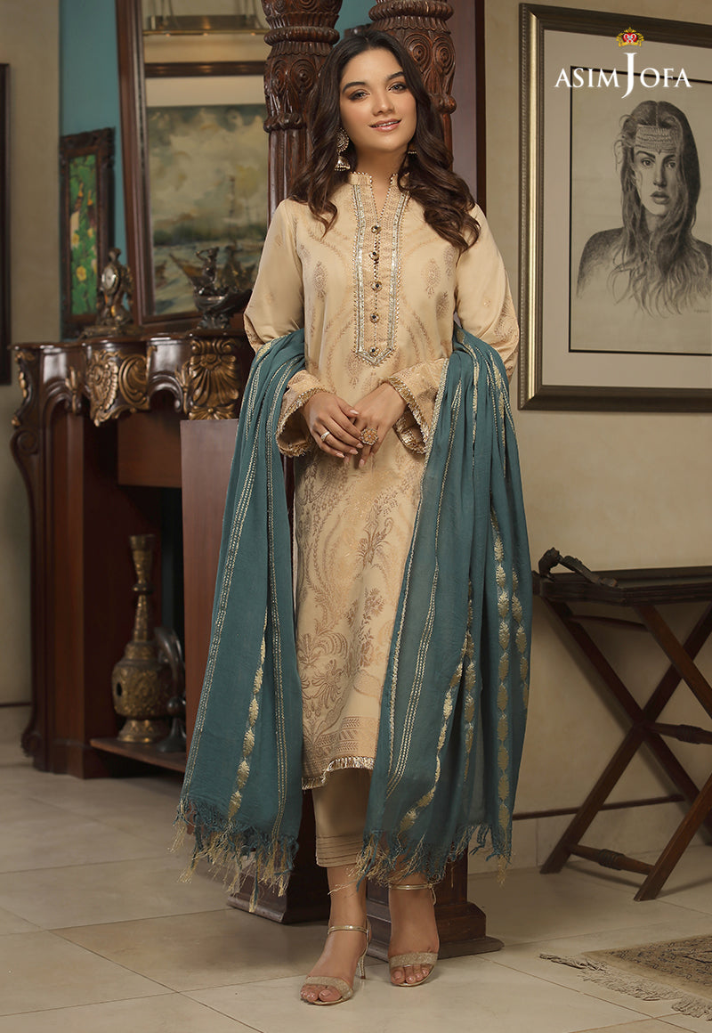 AJJD-07 | Asim Jofa Jacquard Eid Edition 2022 | Stitched RTW Jacquard Suits
