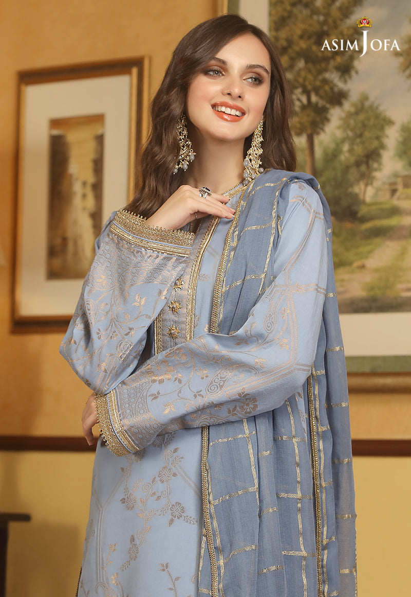 AJJD-11 | Asim Jofa Jacquard Eid Edition 2022 | Stitched RTW Jacquard Suits