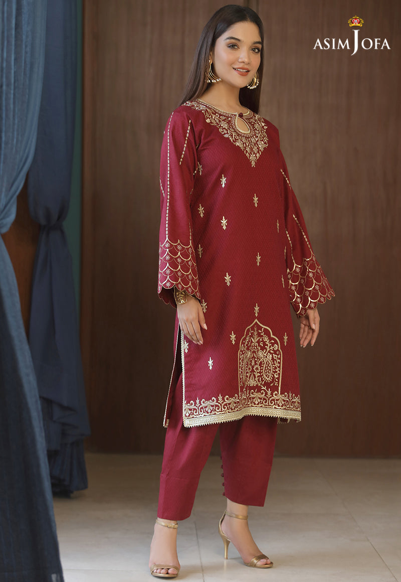 AJJD-12 | Asim Jofa Jacquard Eid Edition 2022 | Stitched RTW Jacquard Suits