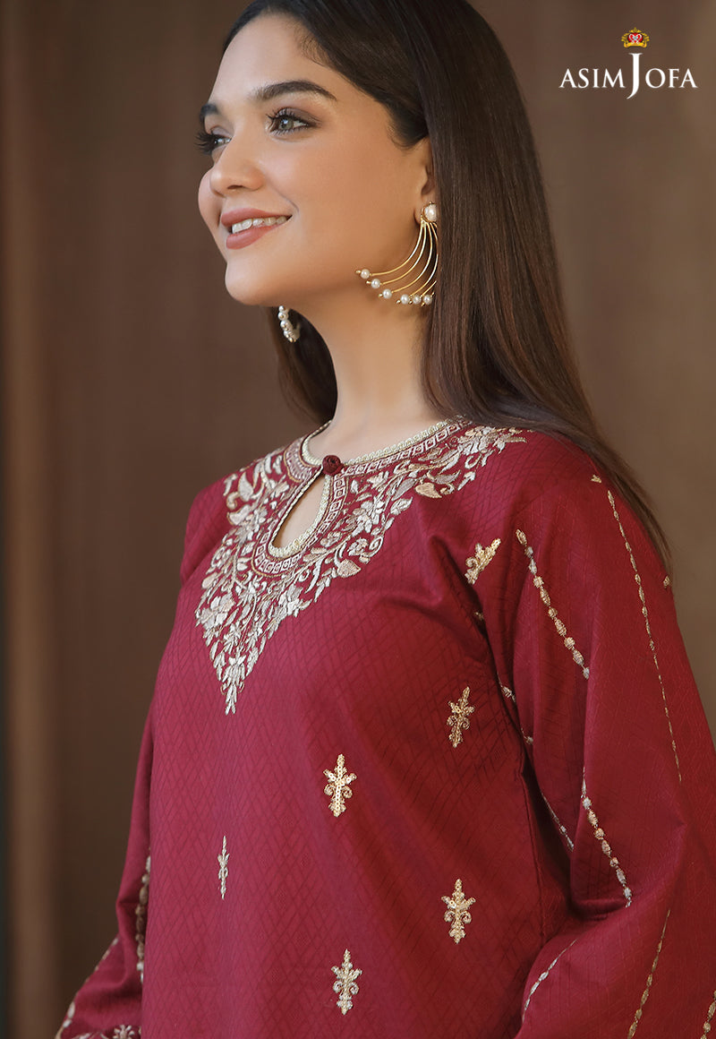 AJJD-12 | Asim Jofa Jacquard Eid Edition 2022 | Stitched RTW Jacquard Suits