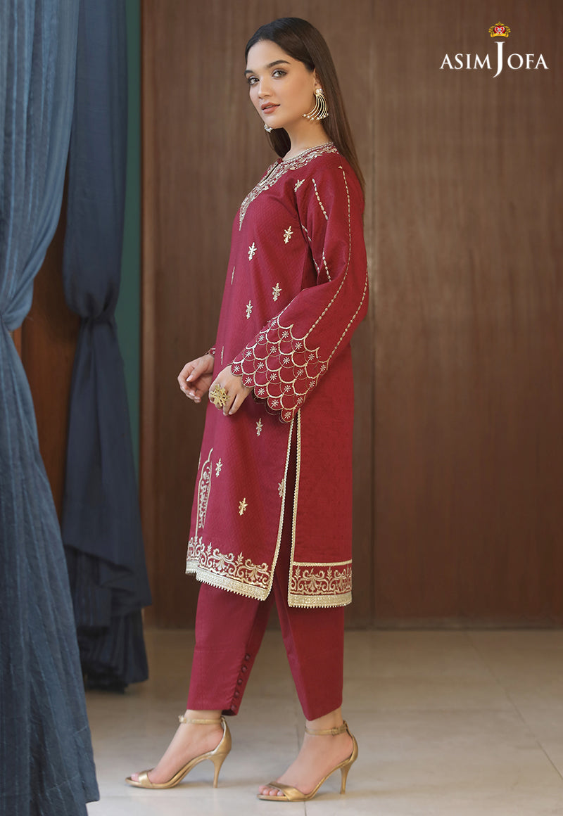AJJD-12 | Asim Jofa Jacquard Eid Edition 2022 | Stitched RTW Jacquard Suits