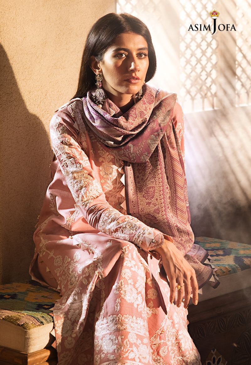 AJK-05 | Asim Jofa The Syra Edit Kashmiri Embroidered Collection 2022 | Unstitched Embroidered Winter Suits