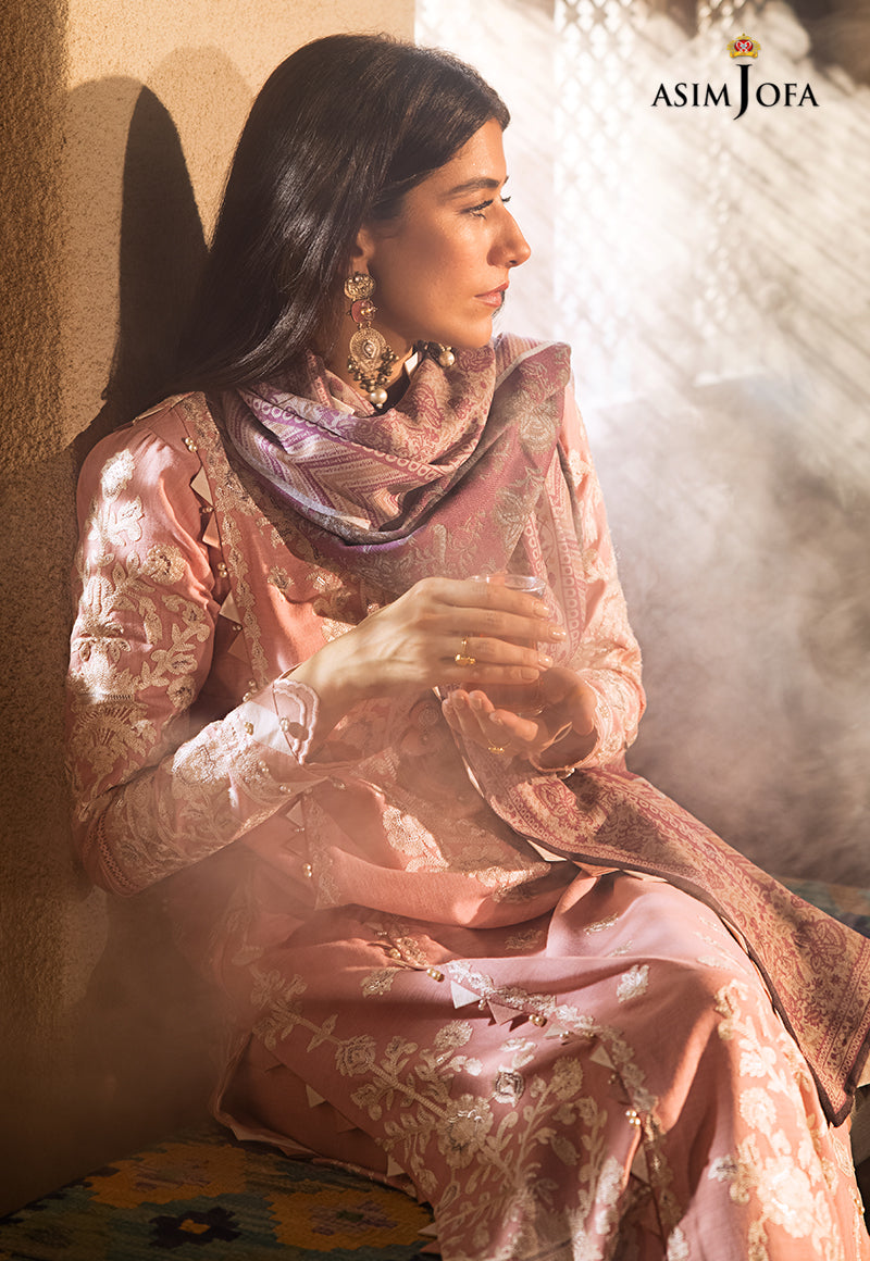 AJK-05 | Asim Jofa The Syra Edit Kashmiri Embroidered Collection 2022 | Unstitched Embroidered Winter Suits