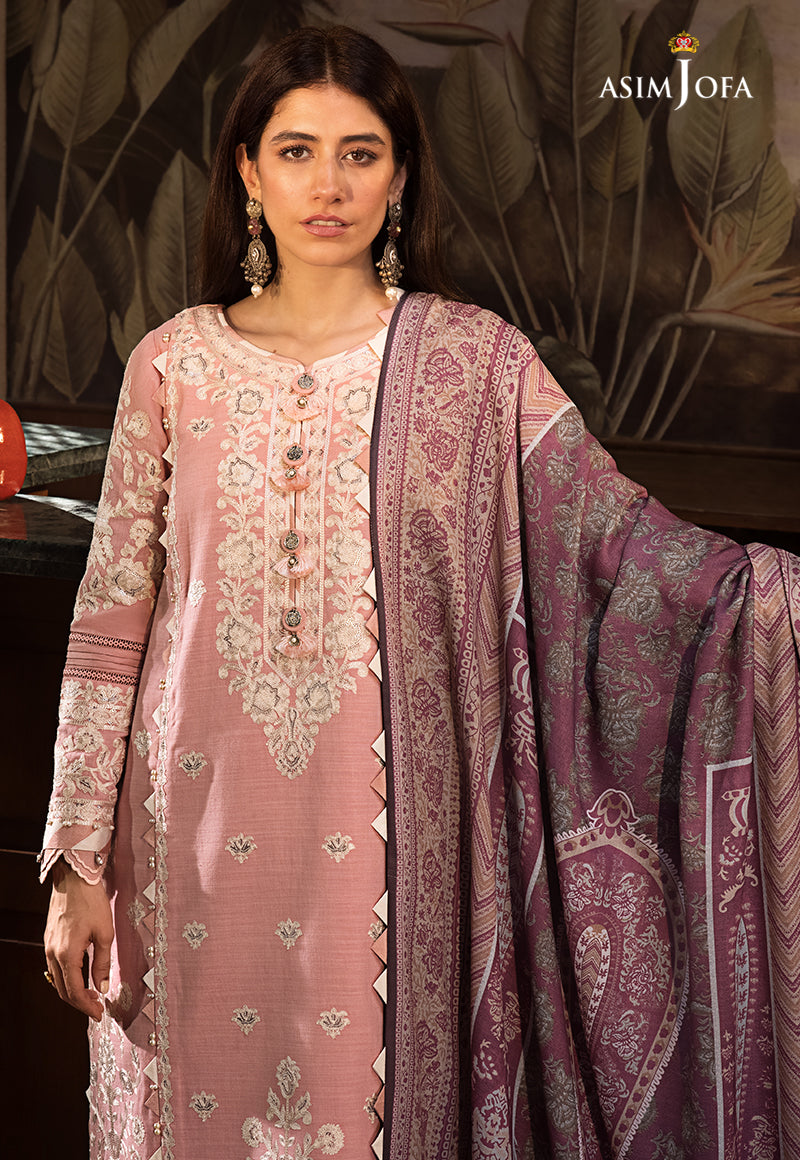 AJK-05 | Asim Jofa The Syra Edit Kashmiri Embroidered Collection 2022 | Unstitched Embroidered Winter Suits
