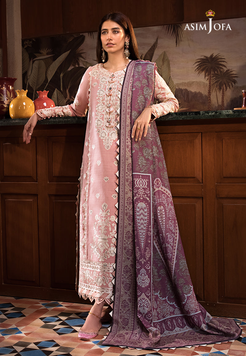 AJK-05 | Asim Jofa The Syra Edit Kashmiri Embroidered Collection 2022 | Unstitched Embroidered Winter Suits