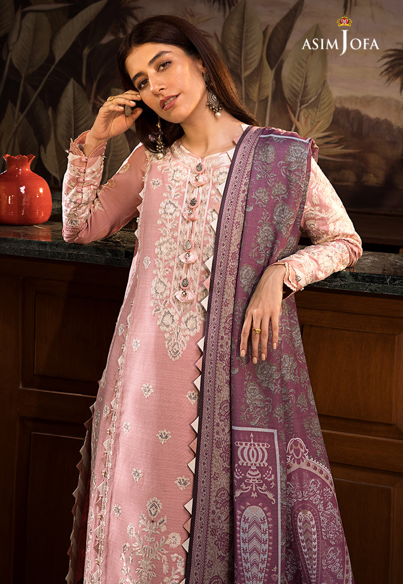 AJK-05 | Asim Jofa The Syra Edit Kashmiri Embroidered Collection 2022 | Unstitched Embroidered Winter Suits