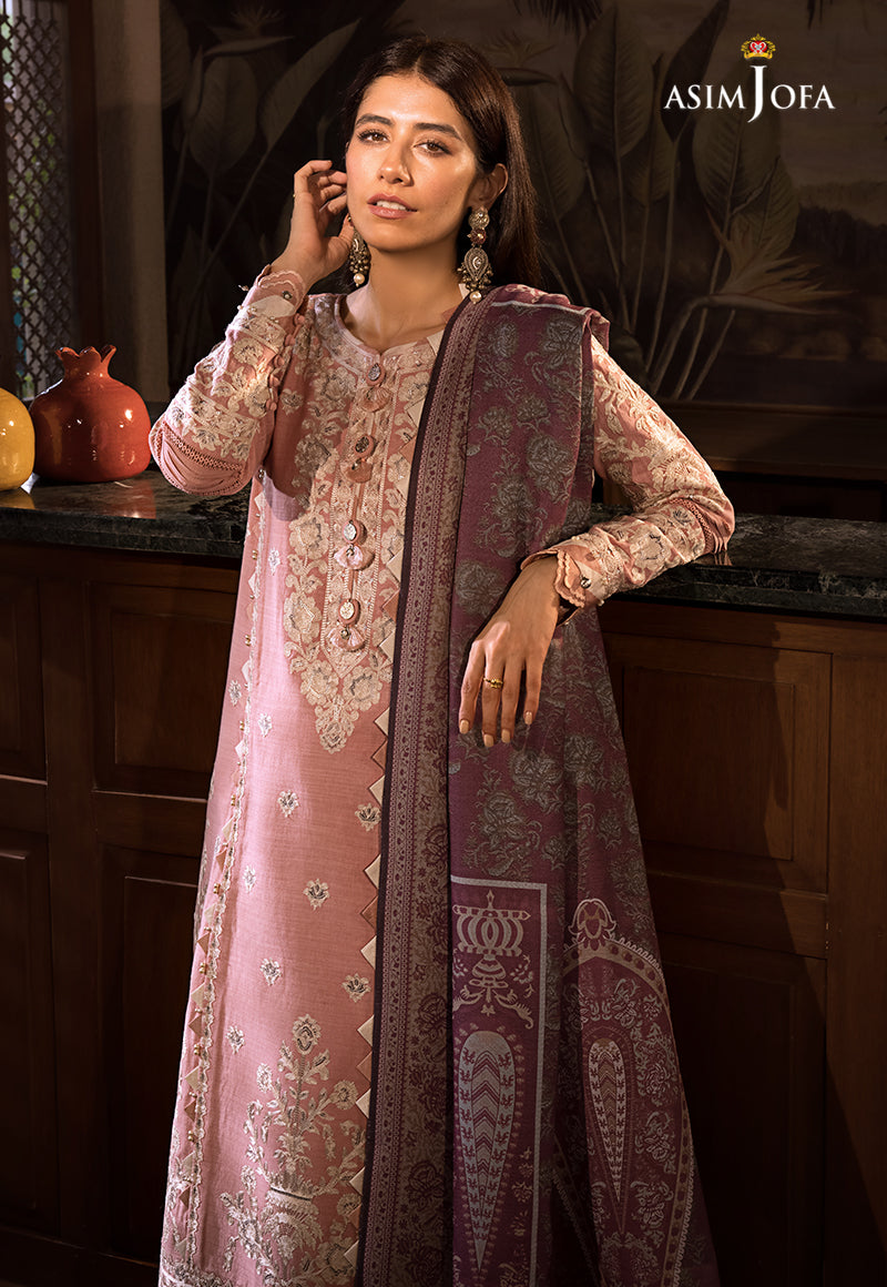 AJK-05 | Asim Jofa The Syra Edit Kashmiri Embroidered Collection 2022 | Unstitched Embroidered Winter Suits