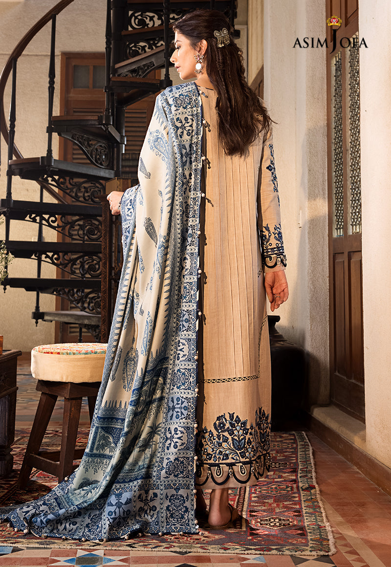 AJK-12 | Asim Jofa The Syra Edit Kashmiri Embroidered Collection 2022 | Unstitched Embroidered Winter Suits
