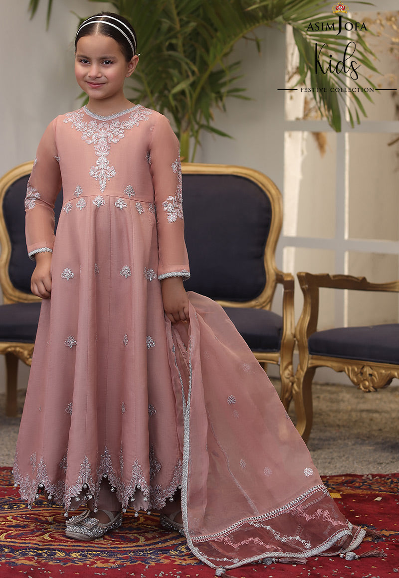 AJKF-03 | Asim Jofa Kids Festive Collection 2022 | Stitched RTW Organza Suit