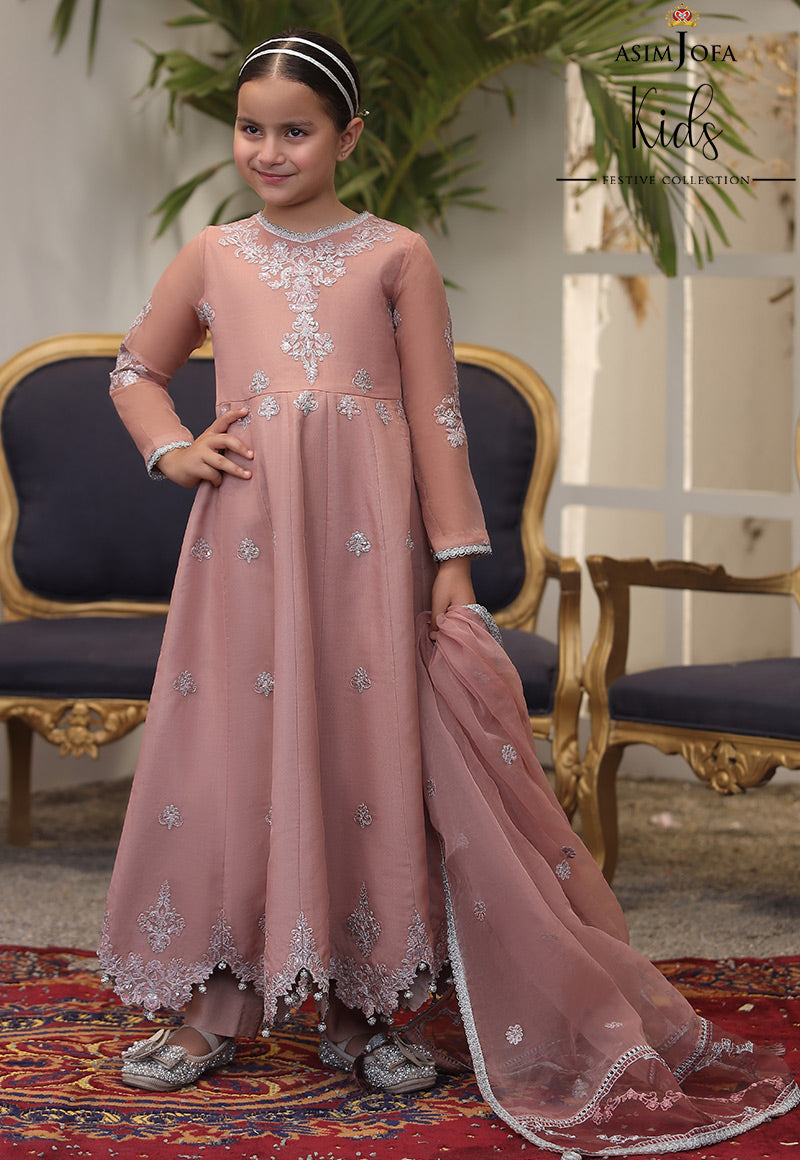 AJKF-03 | Asim Jofa Kids Festive Collection 2022 | Stitched RTW Organza Suit