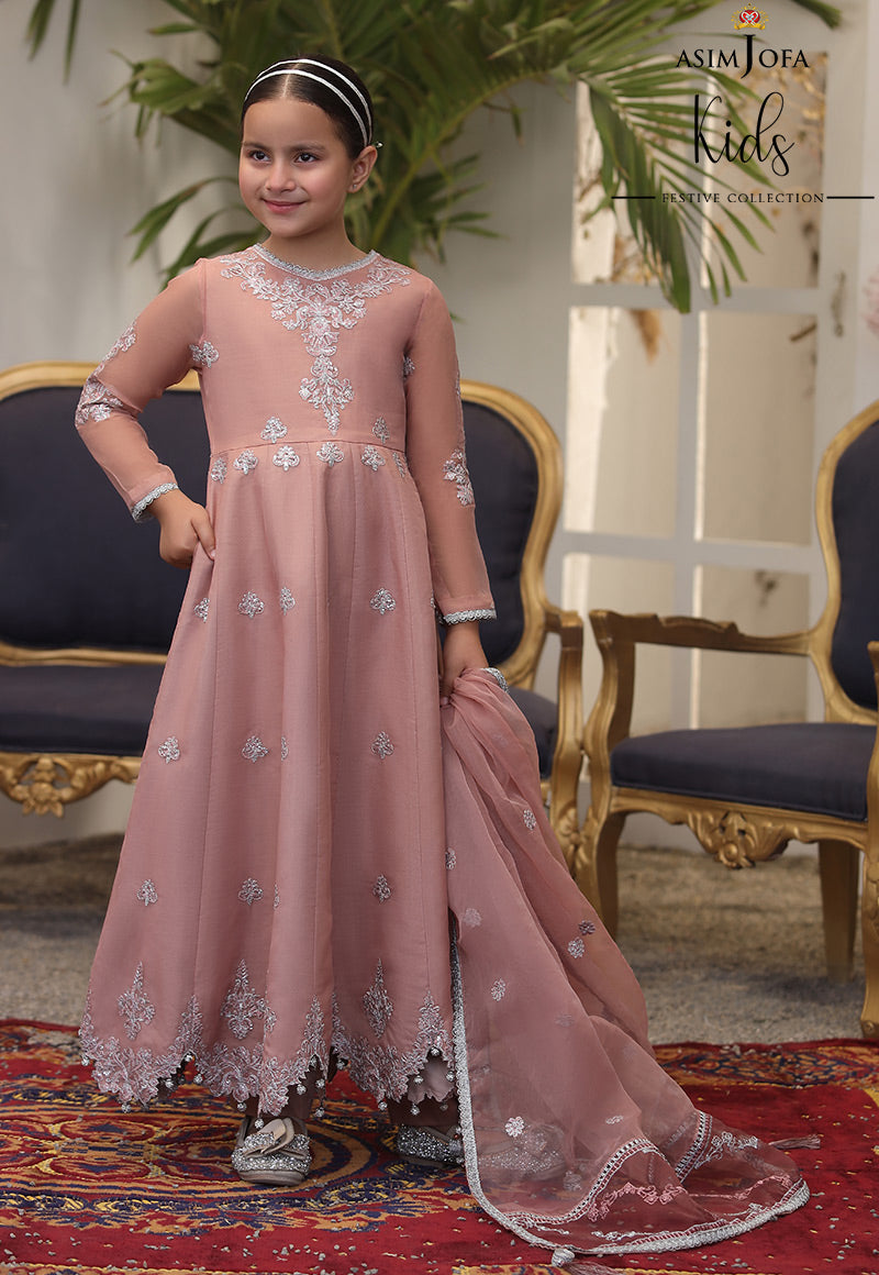 AJKF-03 | Asim Jofa Kids Festive Collection 2022 | Stitched RTW Organza Suit