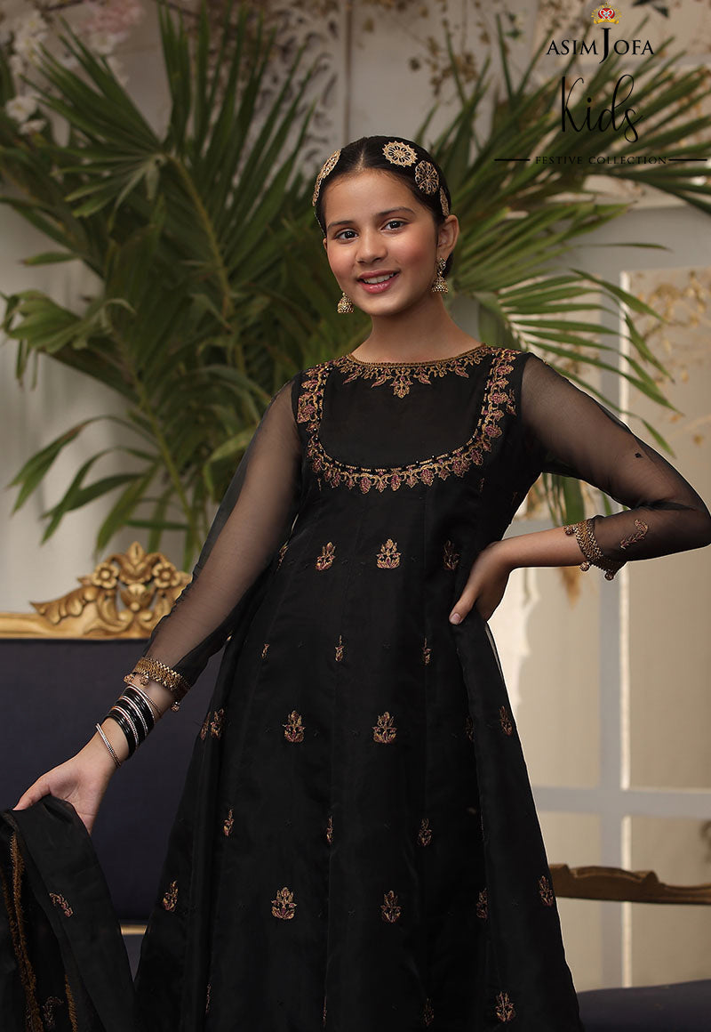 AJKF-05 | Asim Jofa Kids Festive Collection 2022 | Stitched RTW Organza Suit
