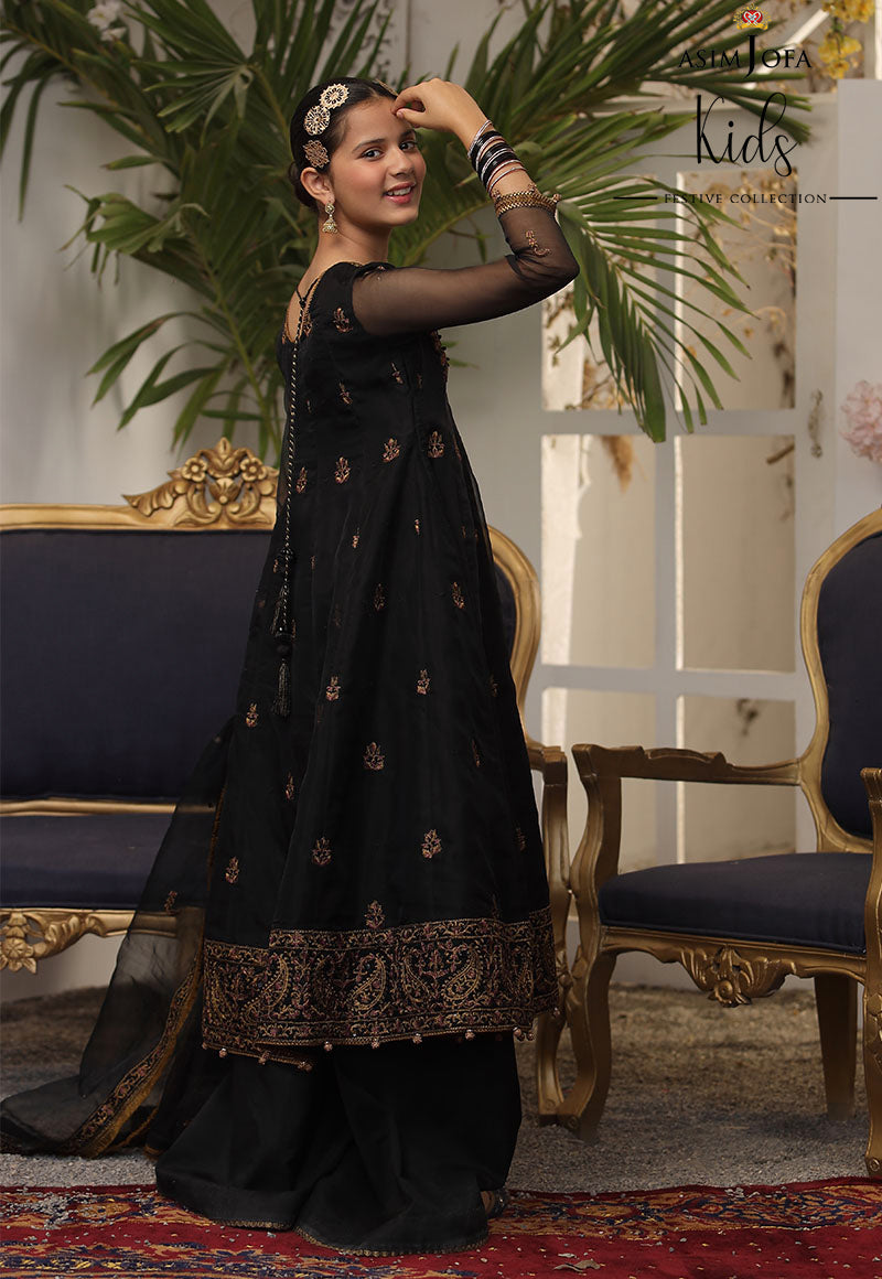 AJKF-05 | Asim Jofa Kids Festive Collection 2022 | Stitched RTW Organza Suit