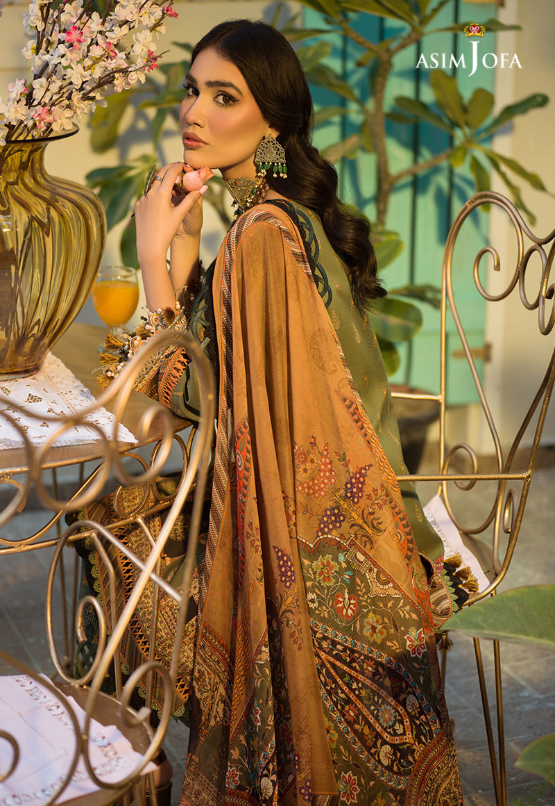 AJPR-24 | Asim Jofa Prints Rania Collection 2022 | Unstitched Embroidered Lawn Suits