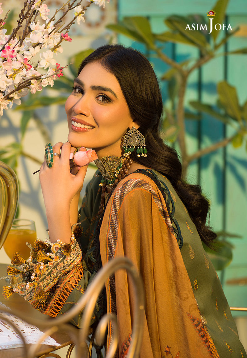 AJPR-24 | Asim Jofa Prints Rania Collection 2022 | Unstitched Embroidered Lawn Suits