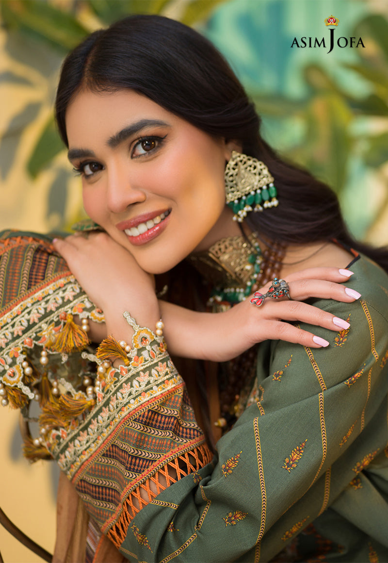 AJPR-24 | Asim Jofa Prints Rania Collection 2022 | Unstitched Embroidered Lawn Suits