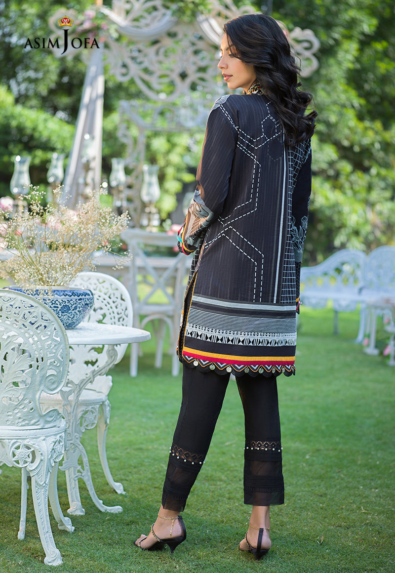AJPR-28 | Asim Jofa Prints Rania Collection 2022 | Unstitched Embroidered Lawn Suits