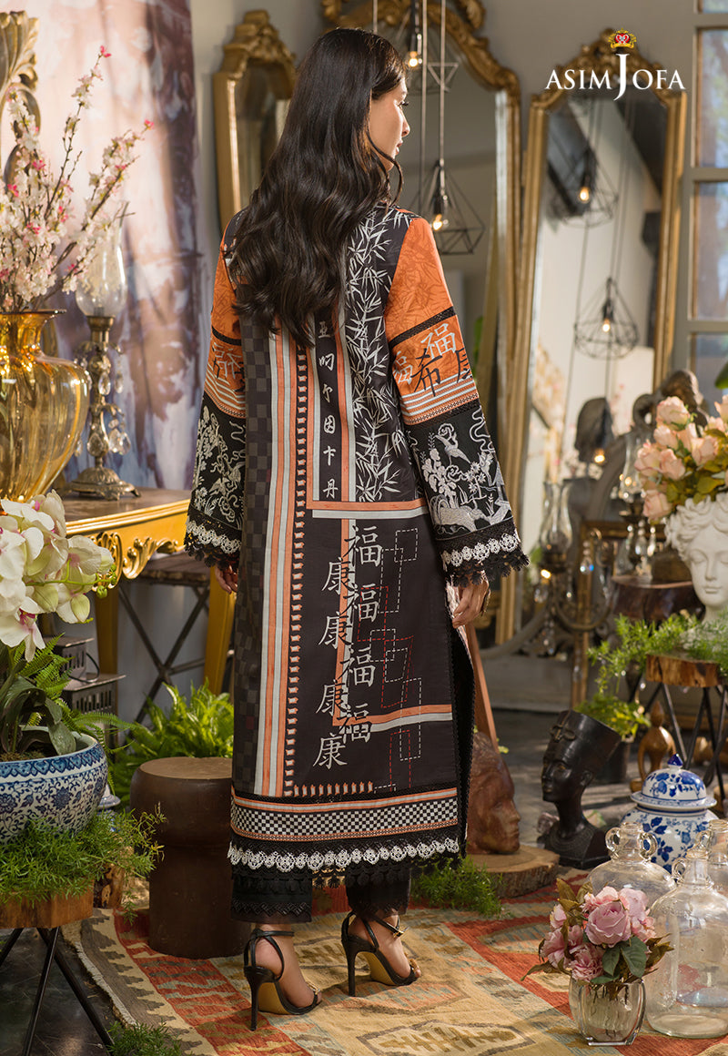 AJPR-29 | Asim Jofa Prints Rania Collection 2022 | Unstitched Embroidered Lawn Suits