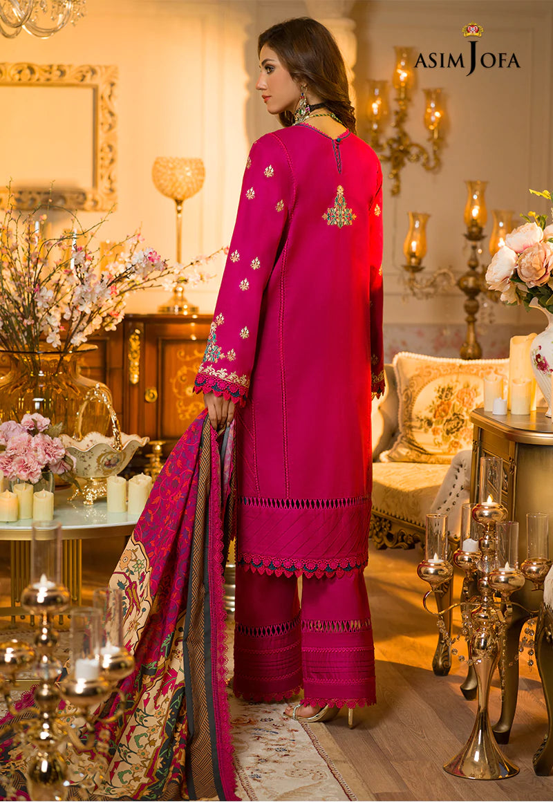 AJPR-31 | Asim Jofa Prints Rania Collection 2022 | Unstitched Embroidered Lawn Suits