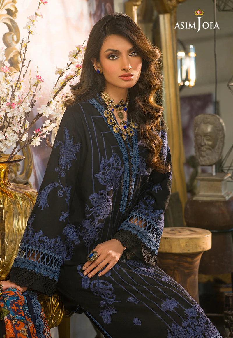 AJPR-33 | Asim Jofa Prints Rania Collection 2022 | Unstitched Embroidered Lawn Suits