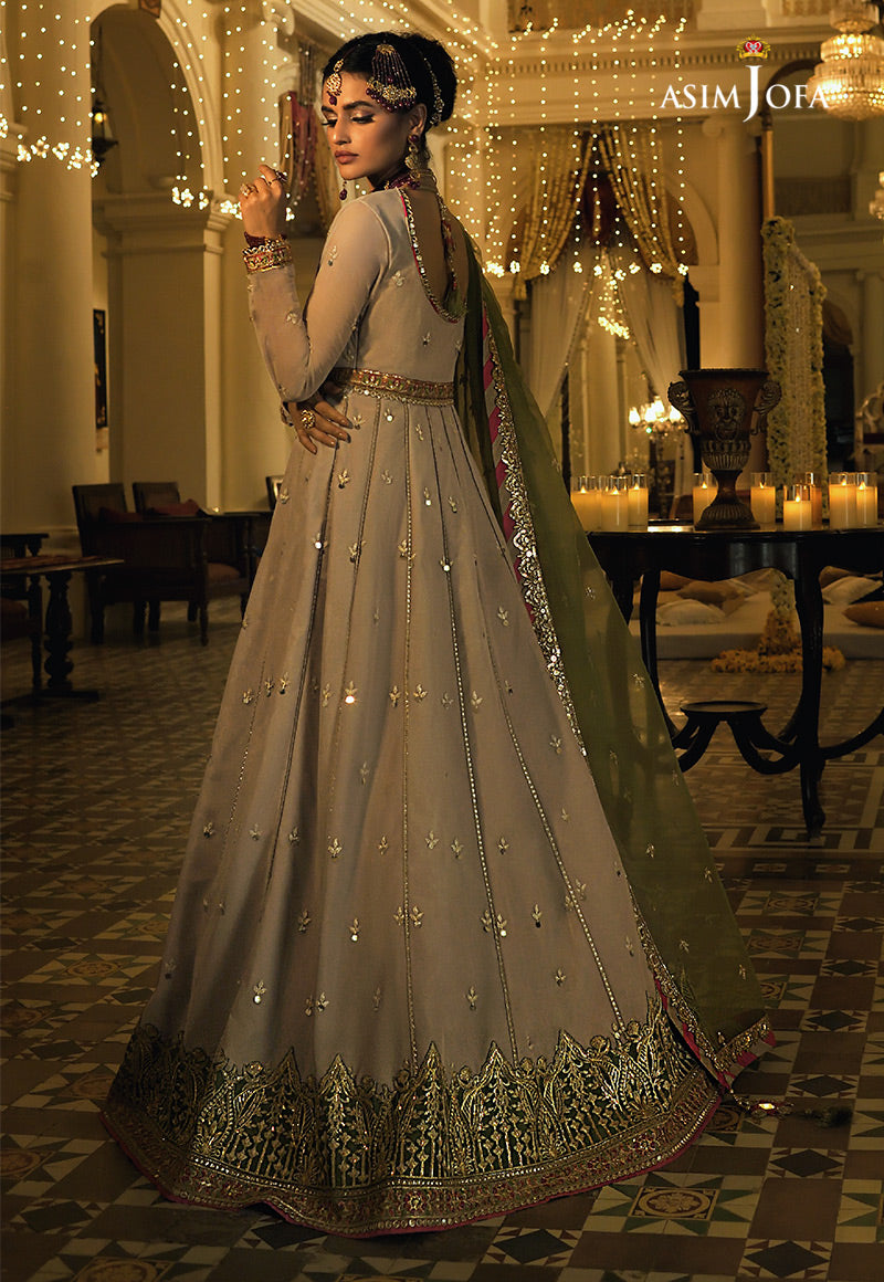 AJST-02 | Asim Jofa Sadqay Tumharay Eid Collection 2022 | Unstitched Embroidered Net Suits