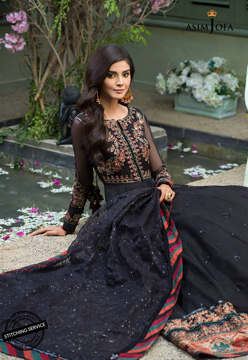 AJFC-38 | Asim Jofa Jashn Collection 2021 | Unstitched Organza Suit