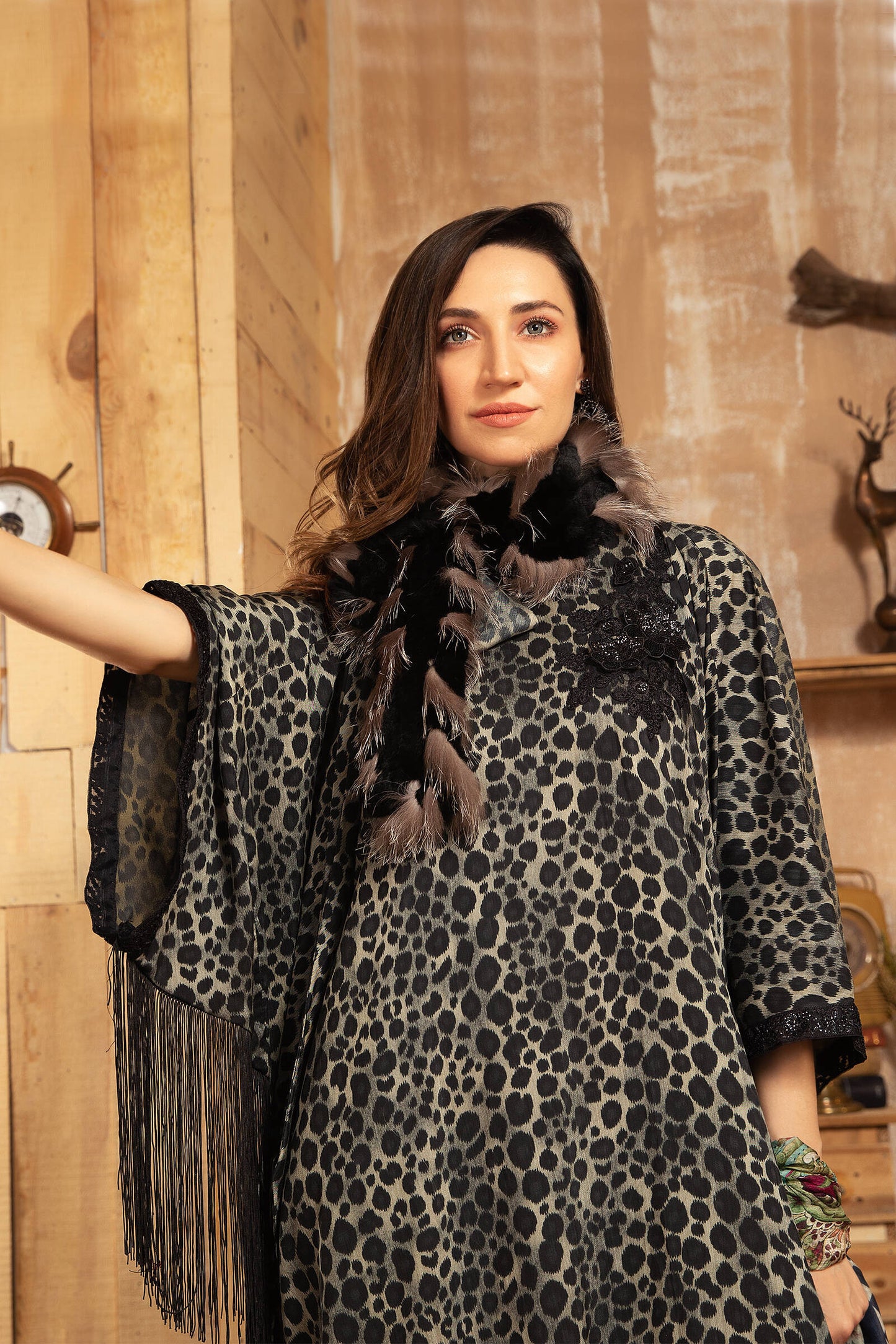 MPT 1214 B | Maria B MPrints Winter Collection 2021 | Unstitched Embroidered Cottel Suits