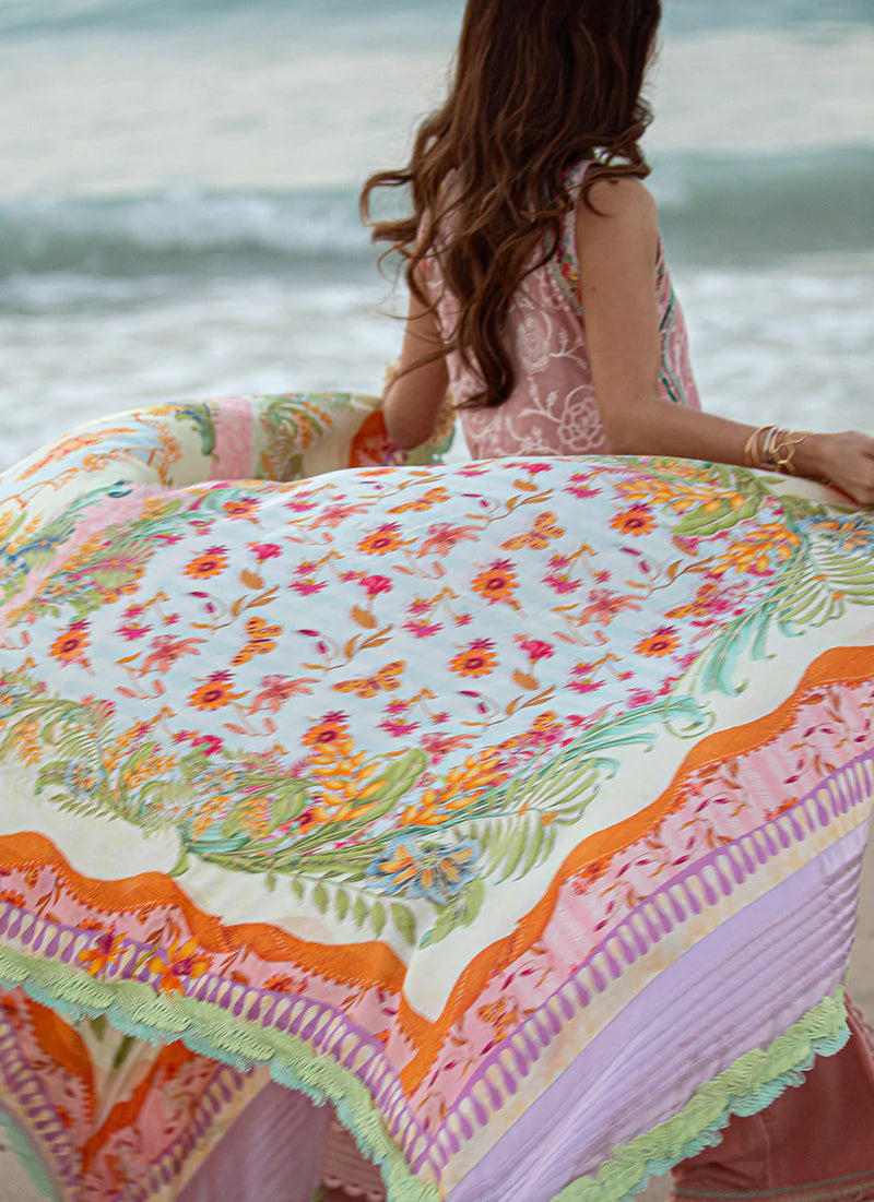 Aruba Rose | Farah Talib Aziz ILO ILO Luxury Lawn Collection 2022 | Unstitched Embroidered Lawn Suits