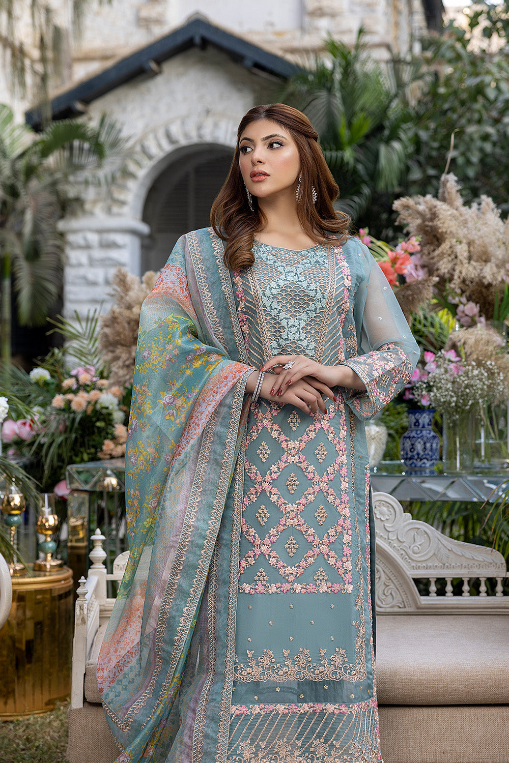 Canary | Azure Luxe Embroidered 3pcs Collections 2023