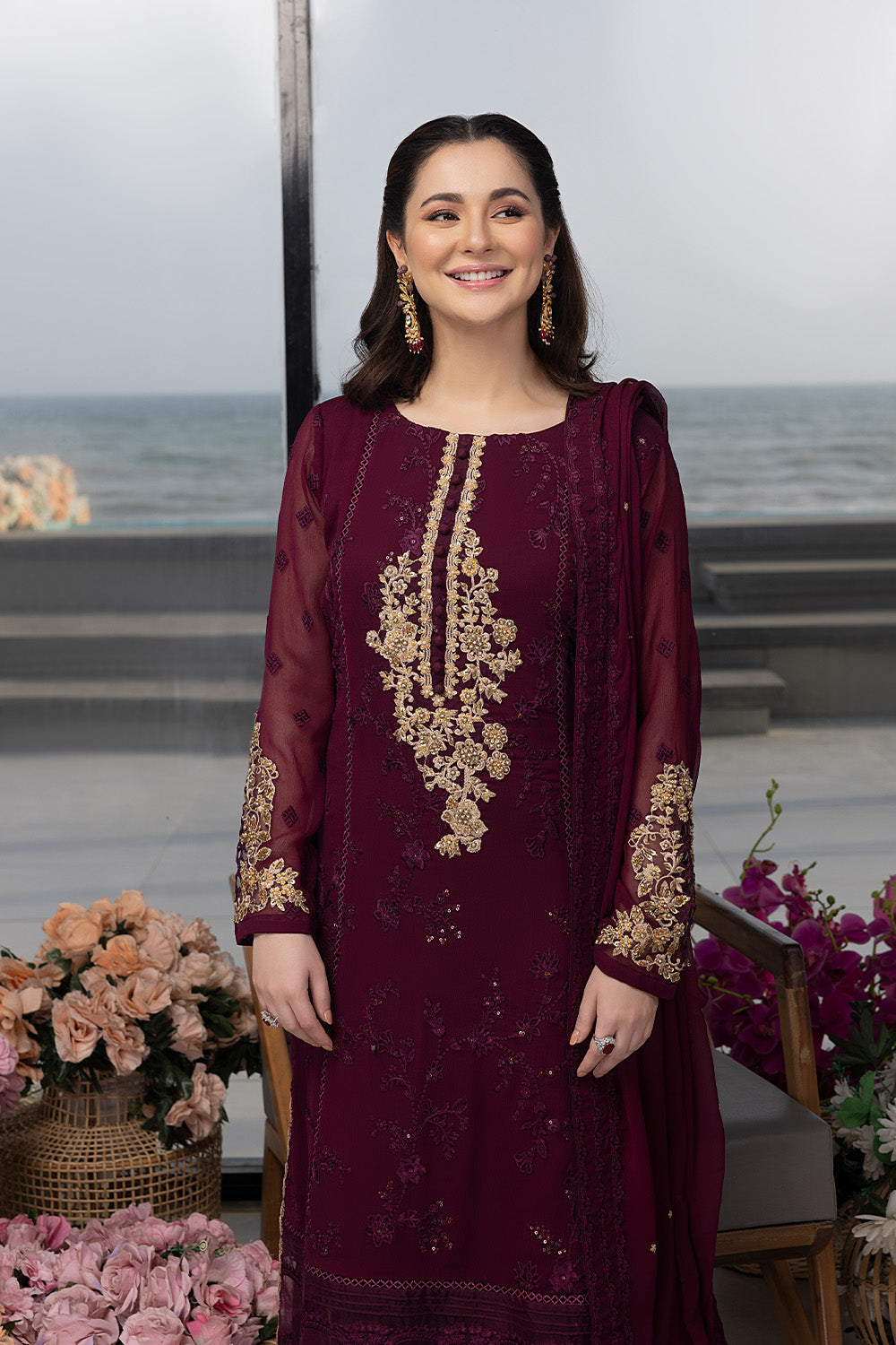 Carnelian | Azure Ensembles Chiffon 3PCS 2023