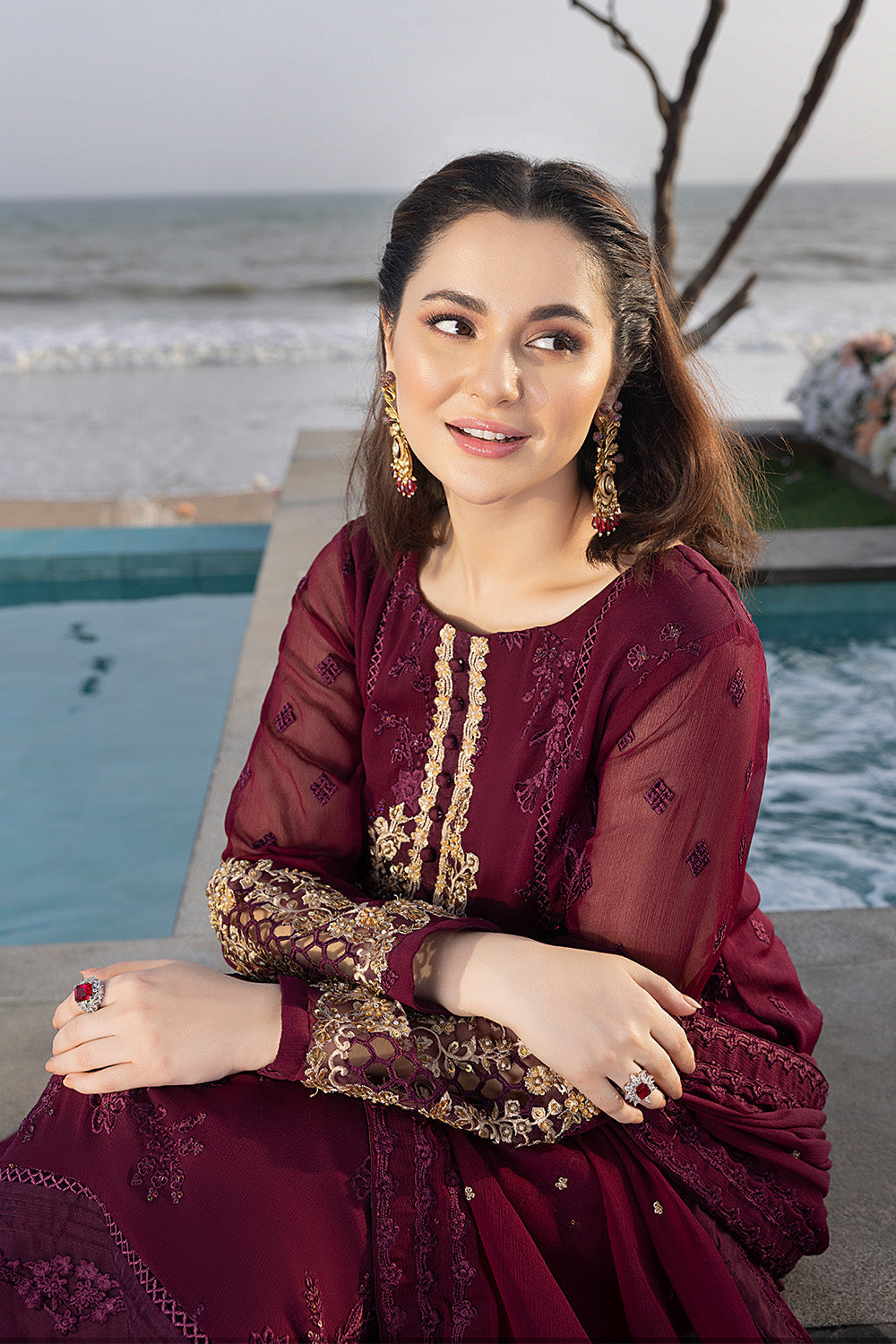 Carnelian | Azure Ensembles Chiffon 3PCS 2023