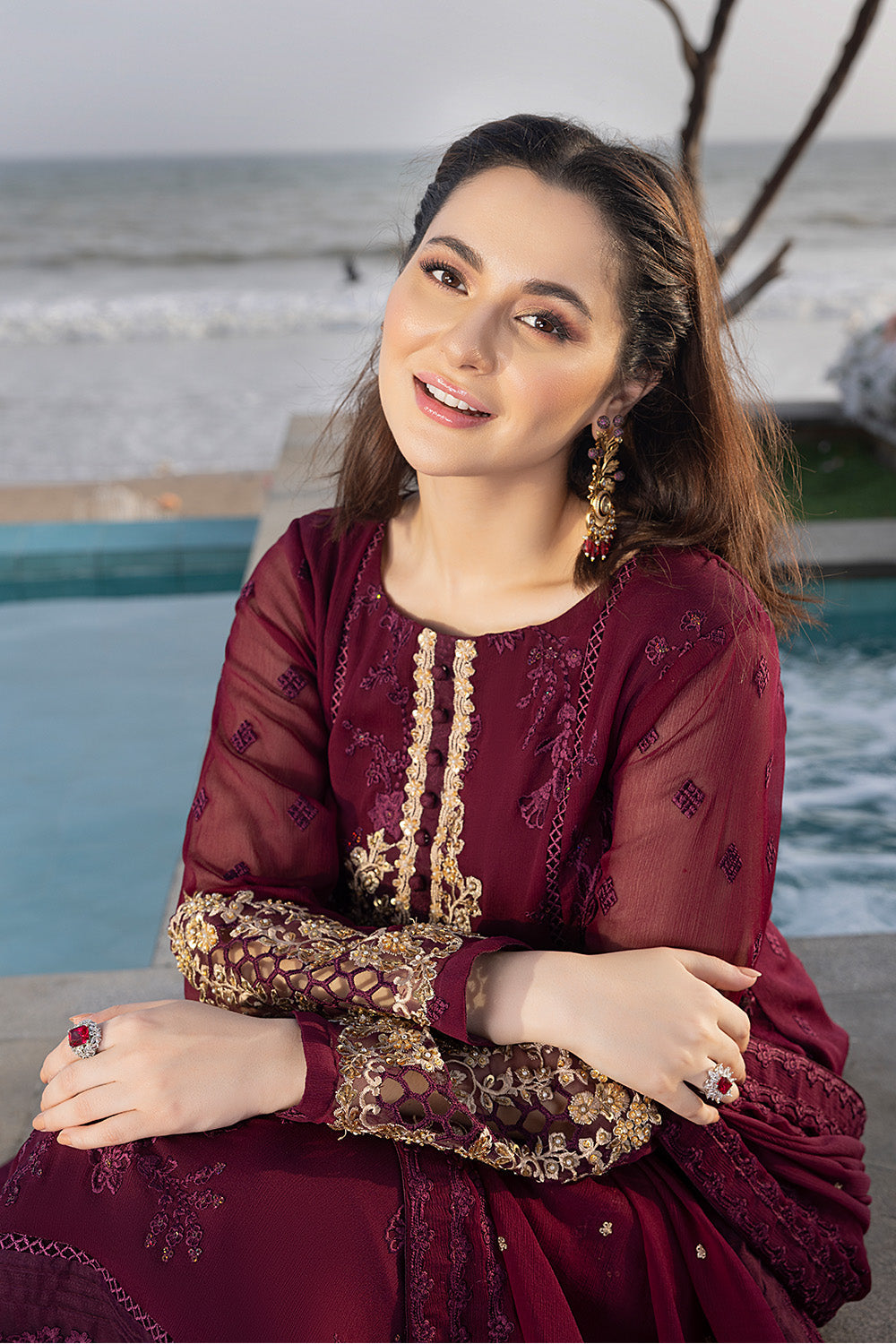 Carnelian | Azure Ensembles Chiffon 3PCS 2023