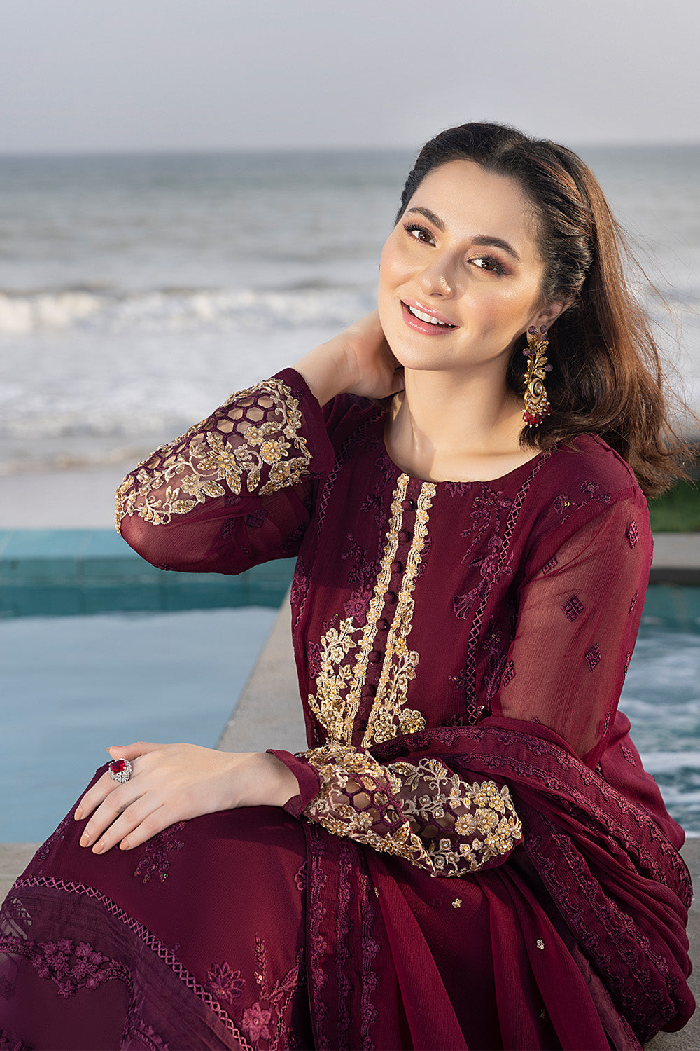 Carnelian | Azure Ensembles Chiffon 3PCS 2023