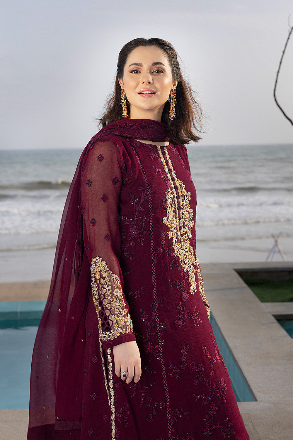 Carnelian | Azure Ensembles Chiffon 3PCS 2023