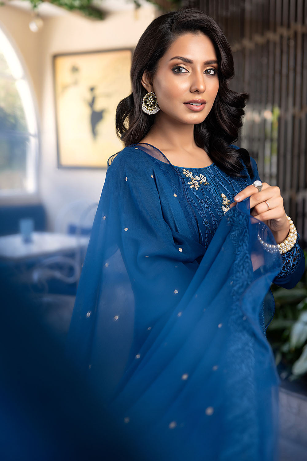 Cerulean | Azure Ensembles Chiffon 3PCS 2023