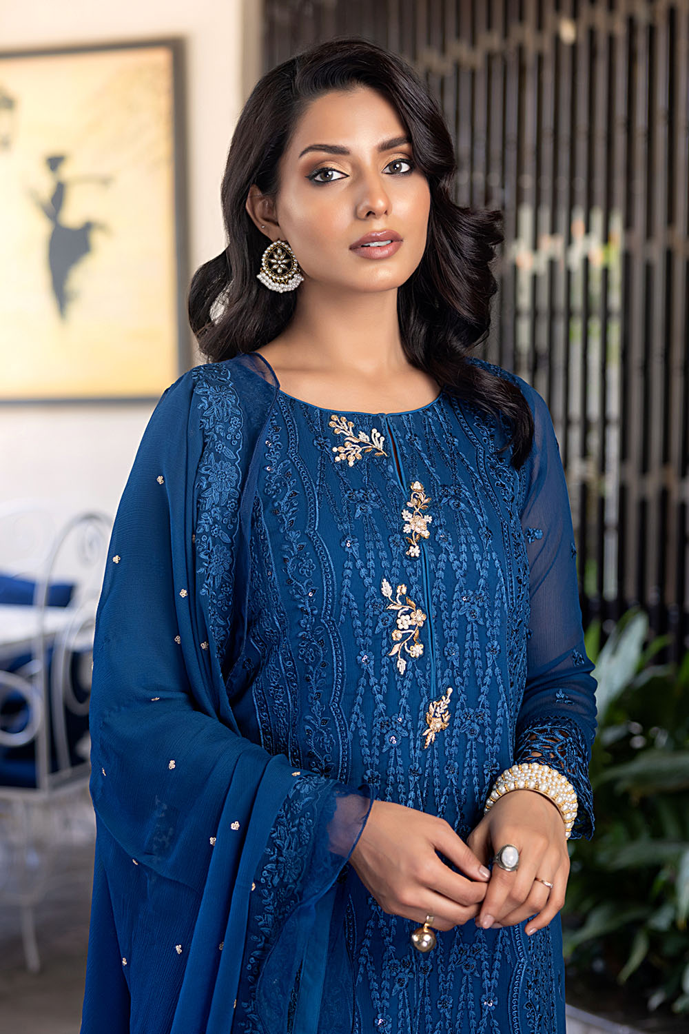 Cerulean | Azure Ensembles Chiffon 3PCS 2023