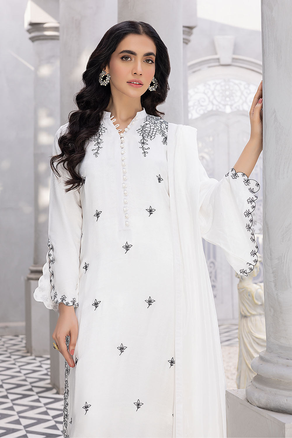 Crystal Charm | Azure Ensembles Chiffon 3PCS 2023