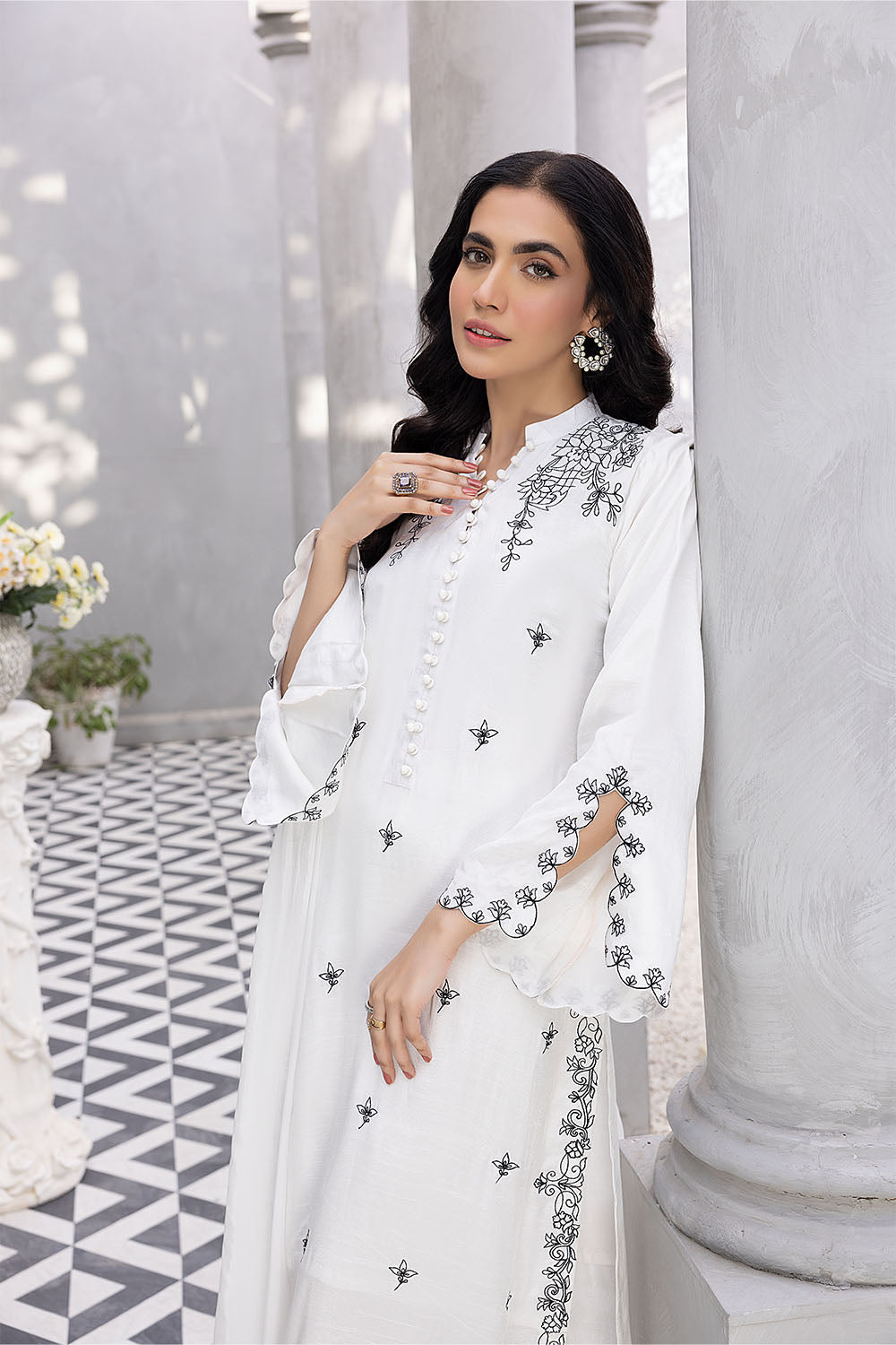 Crystal Charm | Azure Ensembles Chiffon 3PCS 2023