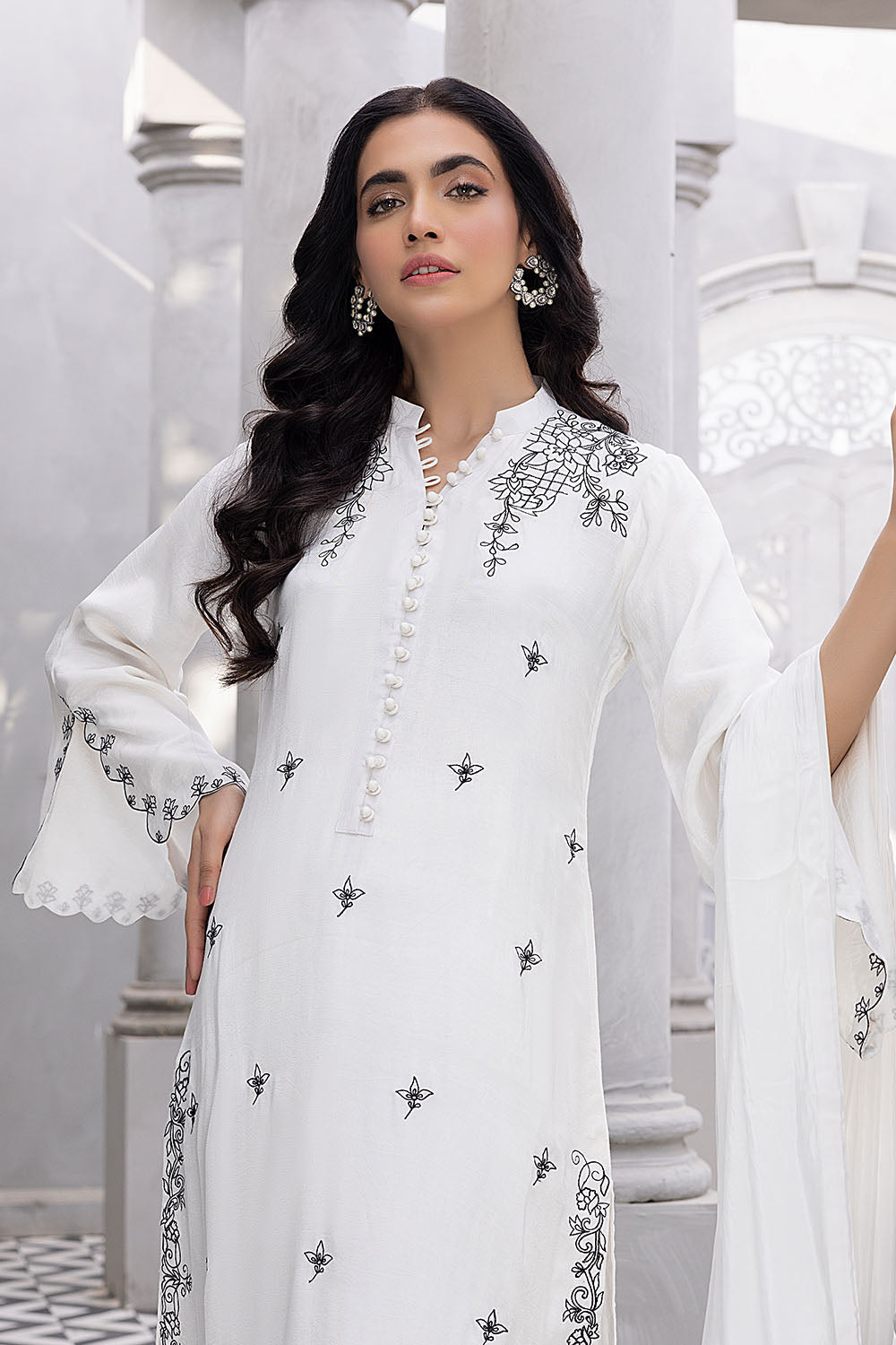Crystal Charm | Azure Ensembles Chiffon 3PCS 2023