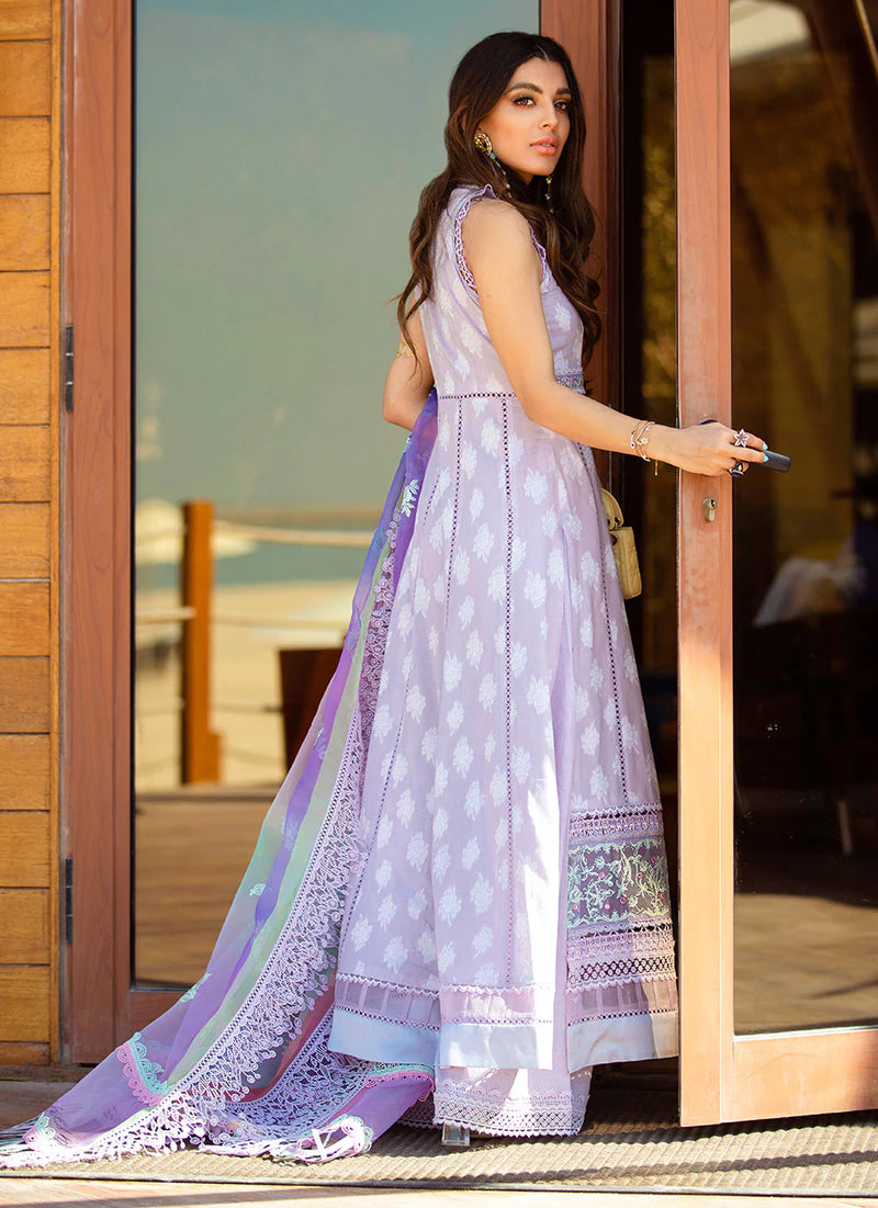 La Mer Lilac | Farah Talib Aziz ILO ILO Luxury Lawn Collection 2022 | Unstitched Embroidered Lawn Suits