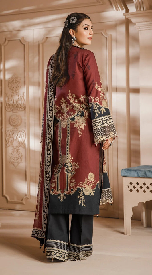 ALIYA | Anaya Noor Bano Cambric Collection '21 | Unstitched Embroidered Cambric Suits