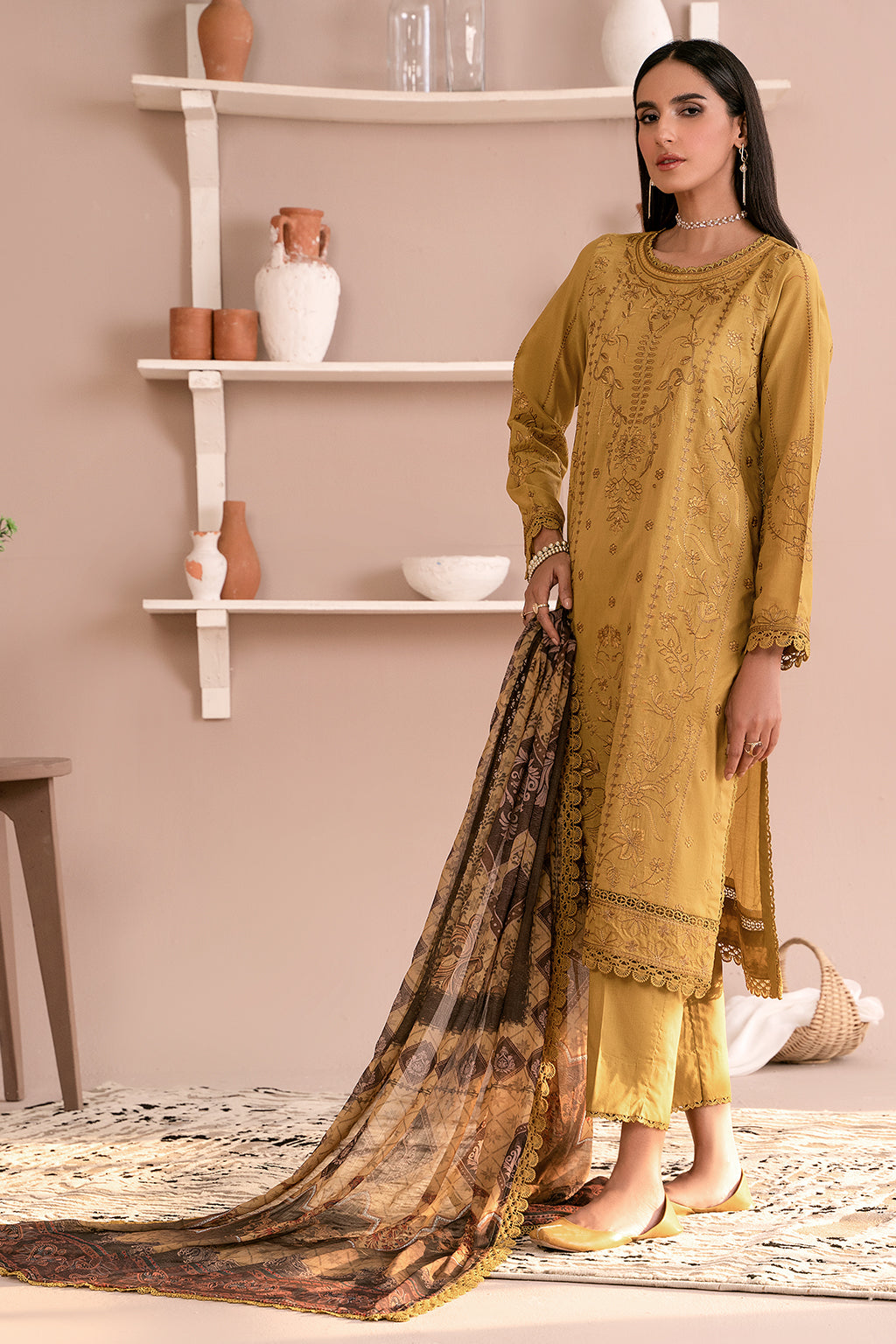 ZEA 03 HONEY | Zarif Unstitched Lawn | Eid Ul Adha Collection23