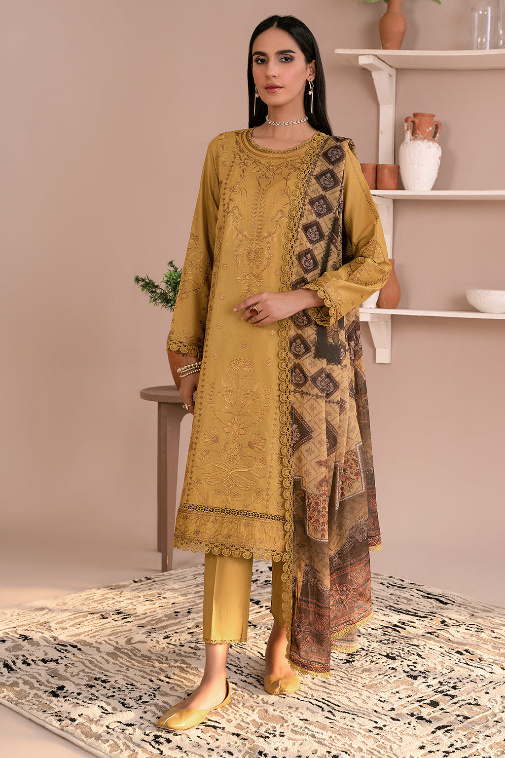 ZEA 03 HONEY | Zarif Unstitched Lawn | Eid Ul Adha Collection23