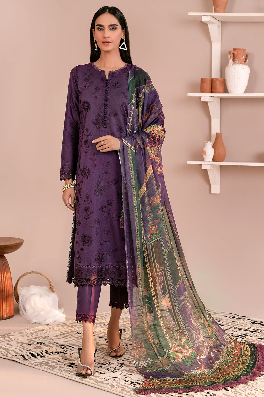ZEA 08 LILAH| Zarif Unstitched Lawn | Eid Ul Adha Collection23
