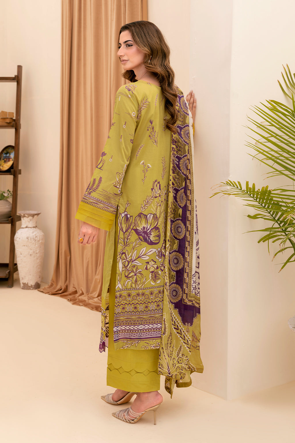 Y-707 | Ramsha Riwayat Luxury Lawn Vol 7 Collection | Unstitched Lawn Embroidered Suits