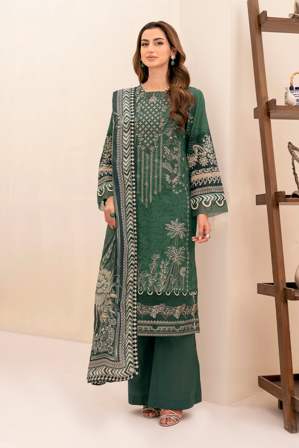 Y-705 | Ramsha Riwayat Luxury Lawn Vol 7 Collection| Unstitched Lawn Embroidered Suits