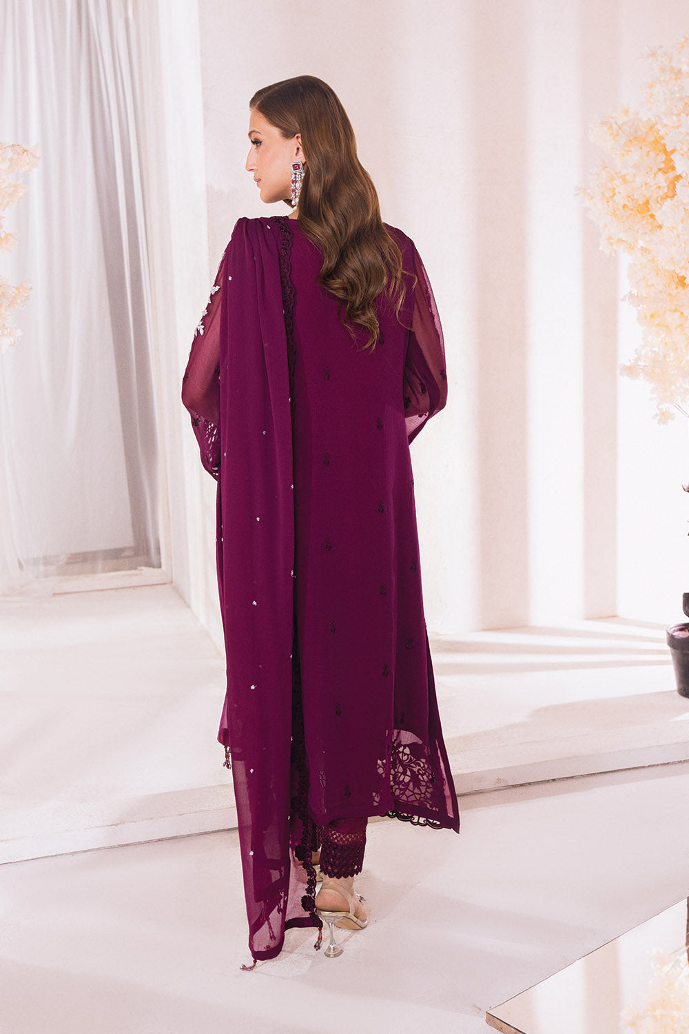 Dreamy Glint | Azure Ensembles Chiffon 3PCS 2023