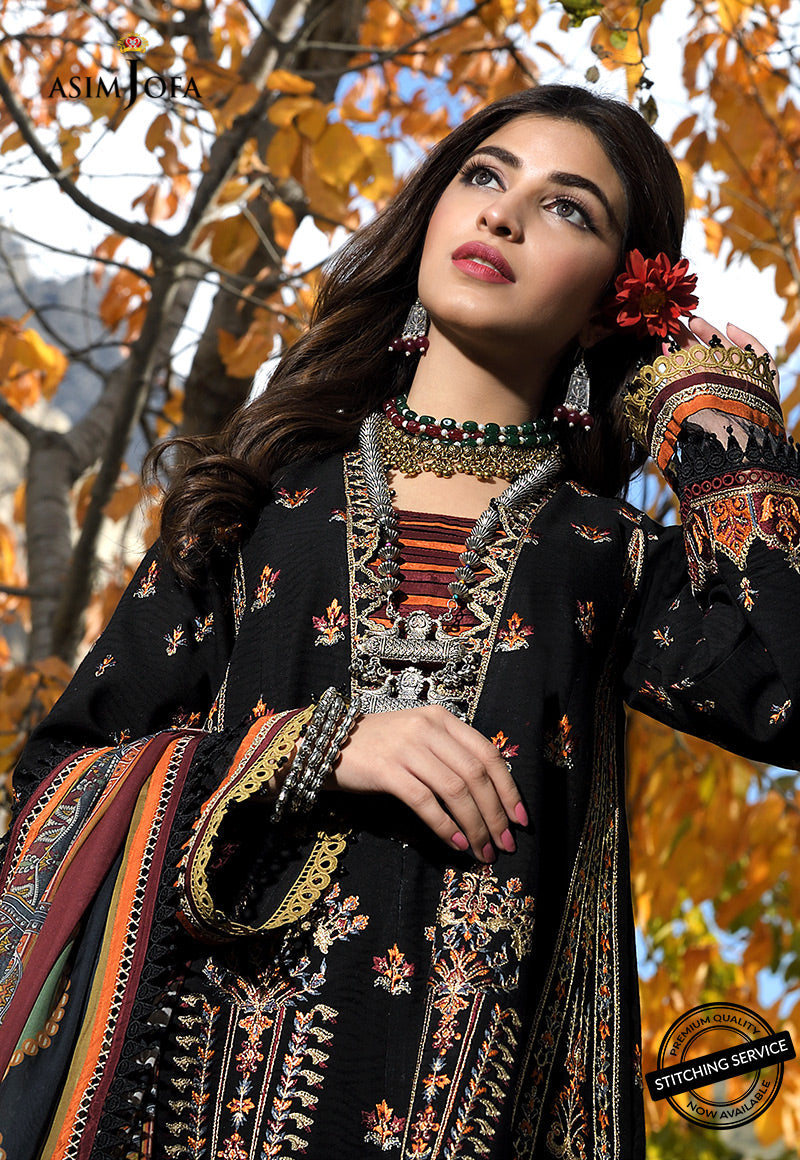 AJSL-8 | Asim Jofa Shehr-e-Yaar Luxury Lawn Collection 2022 | Unstitched Embroidered Lawn Suits