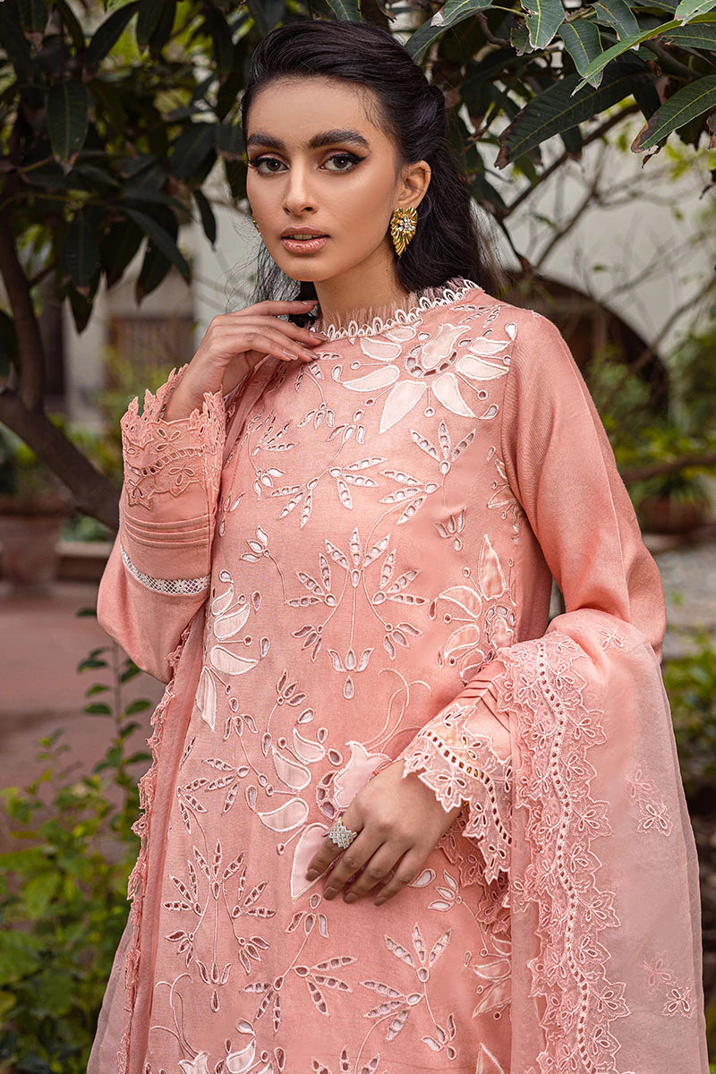 ORCHID MCP-11 | Mushq Summer Bloom Casual Pret ‘22 | Unstitched Embroidered Cotton Net Suits