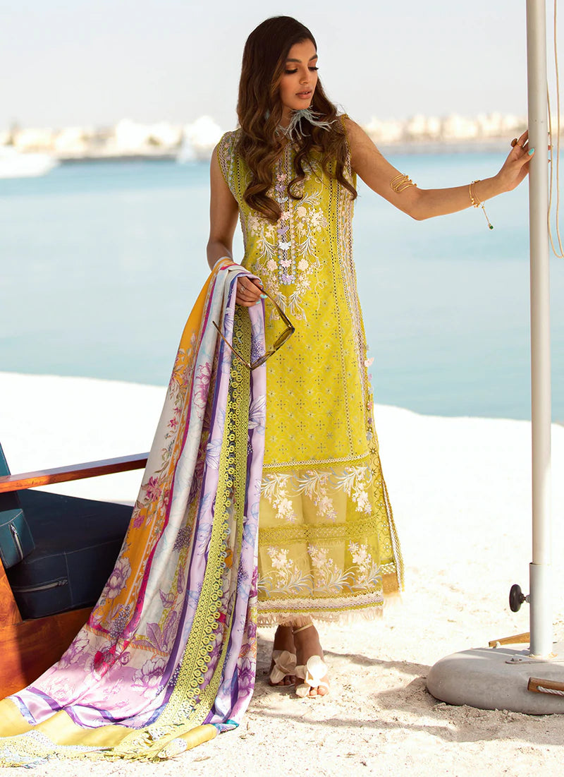 Goa Green | Farah Talib Aziz ILO ILO Luxury Lawn Collection 2022 | Unstitched Embroidered Lawn Suits